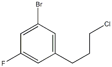 1-bromo-3-(3-chloropropyl)-5-fluorobenzene Structure