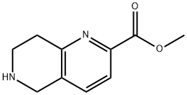 Methyl 5,6,7,8-Tetrahydro-1,6-Naphthyridine-2-Carboxylate(WX141173) 구조식 이미지