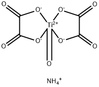 diammonium dioxalato(oxo)titanate Structure