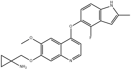 Anlotinib 구조식 이미지