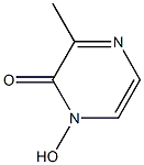 2(1H)-Pyrazinone,1-hydroxy-3-methyl-(9CI) Structure