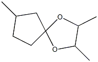 1,4-Dioxaspiro[4.4]nonane,2,3,7-trimethyl-,[2R-[2-alpha-,3-bta-,5-alpha-(R*)]]-(9CI) Structure