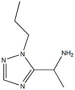 1-(1-propyl-1H-1,2,4-triazol-5-yl)ethanamine(SALTDATA: FREE) 구조식 이미지