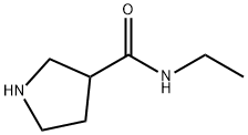 N-에틸-3-피롤리딘카르복사미드(SALTDATA:무료) 구조식 이미지