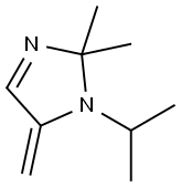 1H-Imidazole,2,5-dihydro-2,2-dimethyl-5-methylene-1-(1-methylethyl)-(9CI) 구조식 이미지