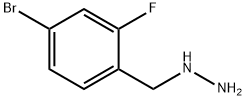 1-(4-bromo-2-fluorobenzyl)hydrazine 구조식 이미지