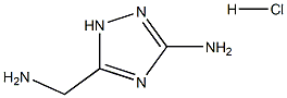 1H-1,2,4-Triazole-3-methanamine,5-amino-,hydrochloride(1:1) 구조식 이미지