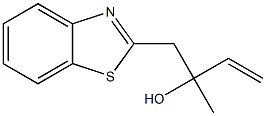 2-Benzothiazoleethanol,alpha-ethenyl-alpha-methyl-(9CI) Structure