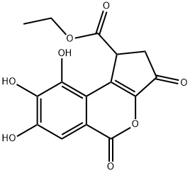 ethyl brevifolincarboxylate Structure