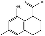 1-Naphthalenecarboxylicacid,8-amino-1,2,3,4-tetrahydro-6-methyl-(9CI) Structure