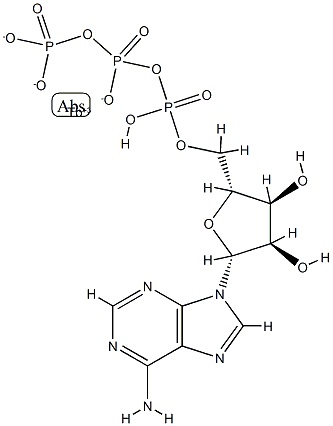 formycin triphosphate-terbium complex Structure
