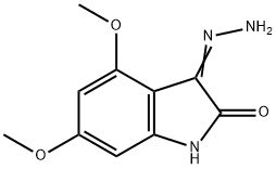 4,6-Dimethoxy-3-hydrozinyl-2-oxindole Structure