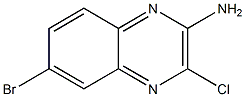 6-bromo-3-chloroquinoxalin-2-amine Structure