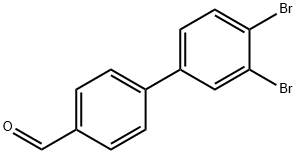 3',4'-Dibromobiphenyl-4-carbaldehyde 구조식 이미지