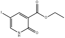 Ethyl 1,2-dihydro-5-iodo-2-oxo-3-pyridinecarboxylate Structure