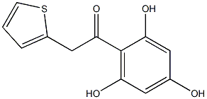 2-(2-thienyl)-1-(2,4,6-trihydroxyphenyl)ethanone 구조식 이미지