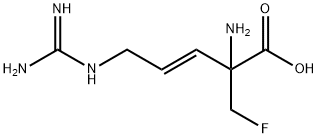 alpha-monofluoromethyl-3,4-dehydroarginine Structure