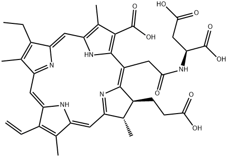 monoaspartyl chlorin e6 구조식 이미지
