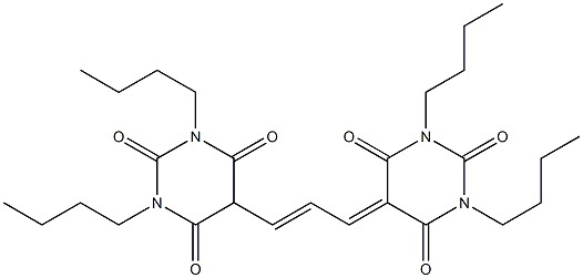 bis(1,3-dibutylbarbiturate)trimethine oxonol Structure