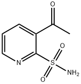 2-피리딘술폰아미드,3-아세틸-(9CI) 구조식 이미지