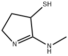 2H-Pyrrole-4-thiol,3,4-dihydro-5-(methylamino)-(9CI) Structure