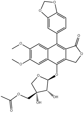 diphyllin acetyl apioside Structure