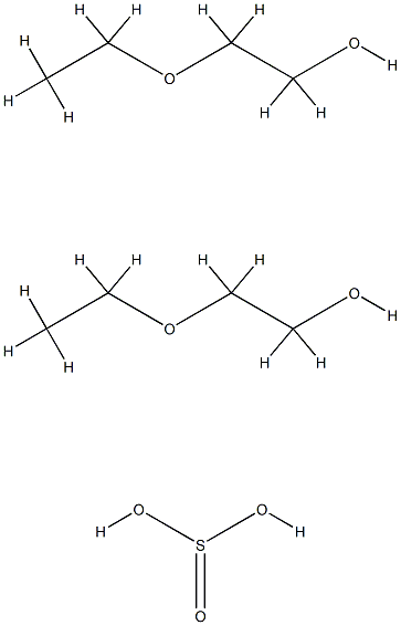 Ethanol, 2-ethoxy-, sulfite (2:1) 구조식 이미지