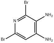 2,6-Dibromopyridine-3,4-diamine 구조식 이미지