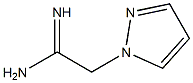 2-(1H-pyrazol-1-yl)acetimidamide hydrochloride 구조식 이미지
