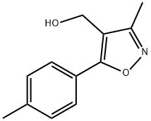 4-Isoxazolemethanol,3-methyl-5-(4-methylphenyl)-(9CI) 구조식 이미지