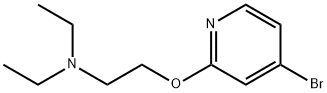 2-(4-broMopyridin-2-yloxy)-N,N-diethylethanaMine Structure