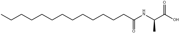 N-Butadecanoyl-D-alanine 구조식 이미지