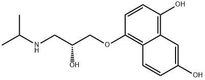 4,6-dihydroxypropranolol Structure