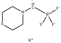 Potassium 1-trifluoroboratomethylthiomorpholine Structure