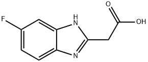 1H-벤즈이미다졸-2-아세트산,5-플루오로-(9CI) 구조식 이미지