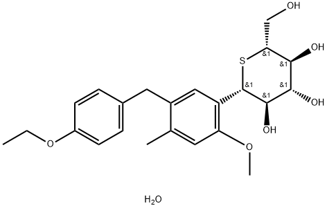 Luseogliflozin (hydrate) 구조식 이미지