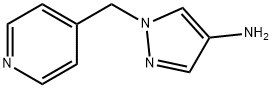 1-(pyridin-4-ylmethyl)-1H-pyrazol-4-amine 구조식 이미지