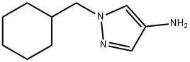 1-(cyclohexylmethyl)-1H-pyrazol-4-amine 구조식 이미지