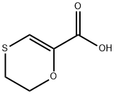 1,4-Oxathiin-2-carboxylicacid,5,6-dihydro-(9CI) Structure