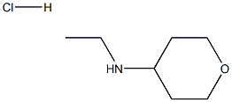 N-ethyltetrahydro-2H-pyran-4-amine hydrochloride Structure