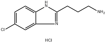3-(5-chloro-1H-benzimidazol-2-yl)propan-1-amine dihydrochloride Structure