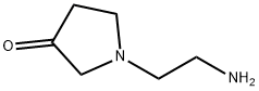1-(2-aminoethyl)pyrrolidin-3-one Structure