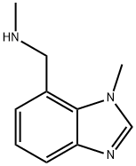 1H-벤즈이미다졸-7-메탄아민,N,1-디메틸-(9CI) 구조식 이미지