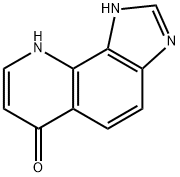 6H-Imidazo[4,5-h]quinolin-6-one,1,9-dihydro-(9CI) 구조식 이미지