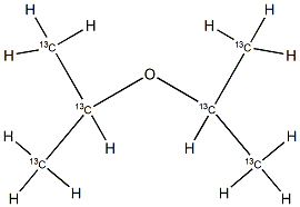 Isopropyl-13C6  ether Structure