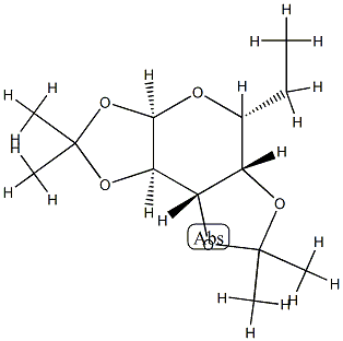 (3AR,5R,5AS,8AS,8BR)-5-ETHYL-2,2,7,7-TETRAMETHYLTETRAHYDRO-3AH-BIS([1,3]DIOXOLO)[4,5-B:4,5-D]PYRAN 구조식 이미지