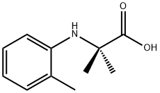알라닌,2-메틸-N-(2-메틸페닐)- 구조식 이미지