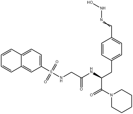 N(alpha)-(2-naphthylsulfonylglycyl)-4-oxamidinophenylalanine piperidide Structure