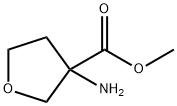 3-aminotetrahydro-3-Furancarboxylic acid methyl ester Structure