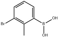 3-Bromo-2-methylphenylboronic acid Structure